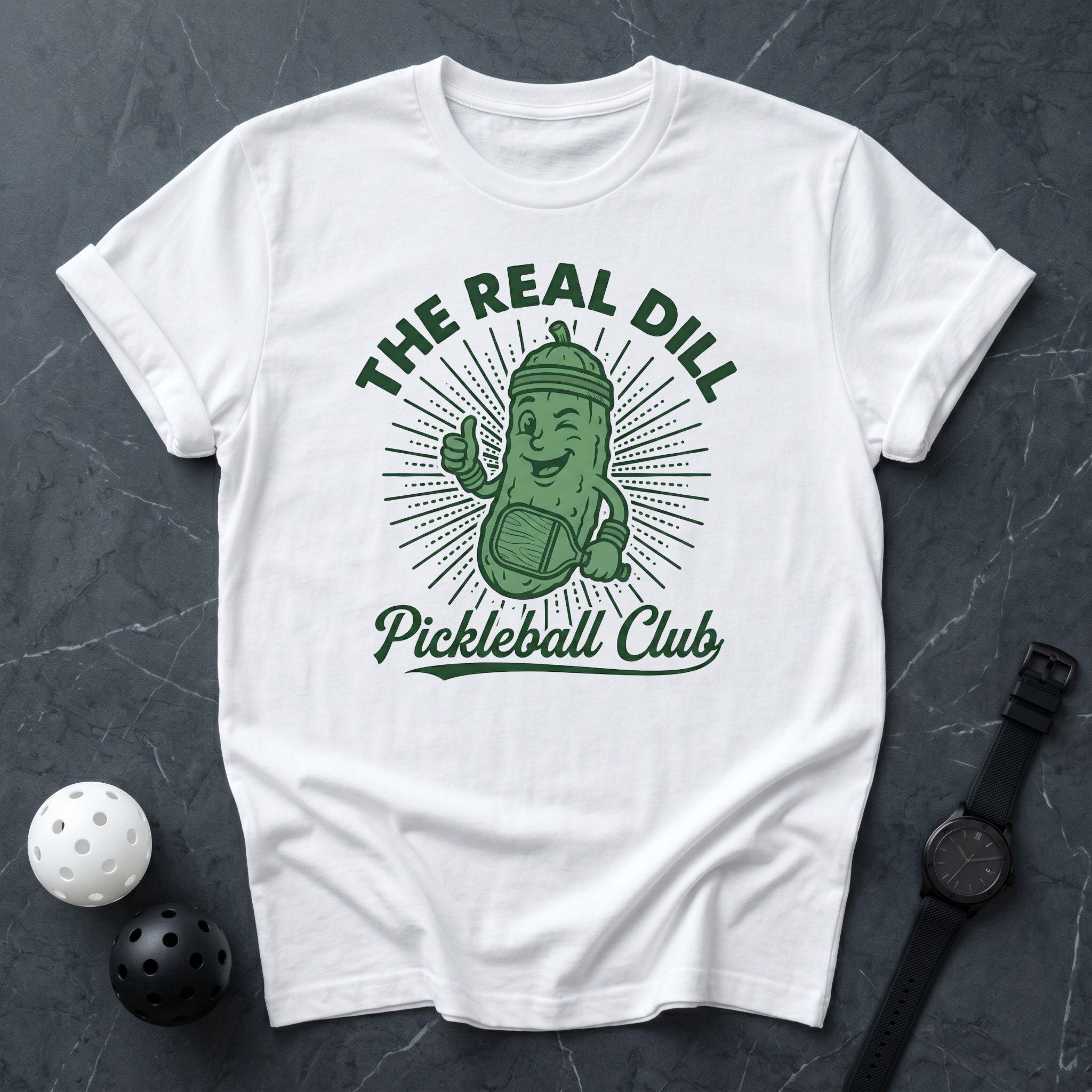 The Real Dill Pickleball Club Tee - Dink it Shop