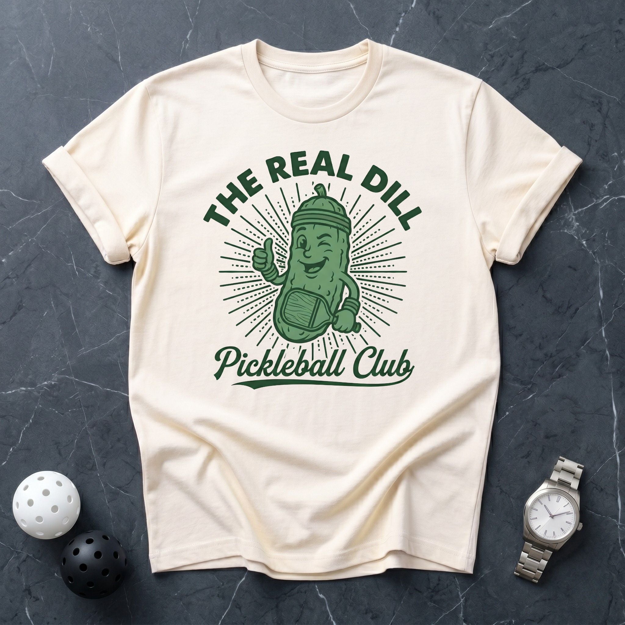 The Real Dill Pickleball Club Tee - Dink it Shop