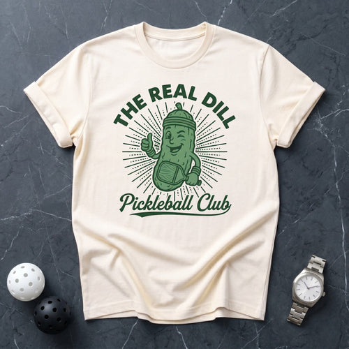 The Real Dill Pickleball Club Tee - Dink it Shop