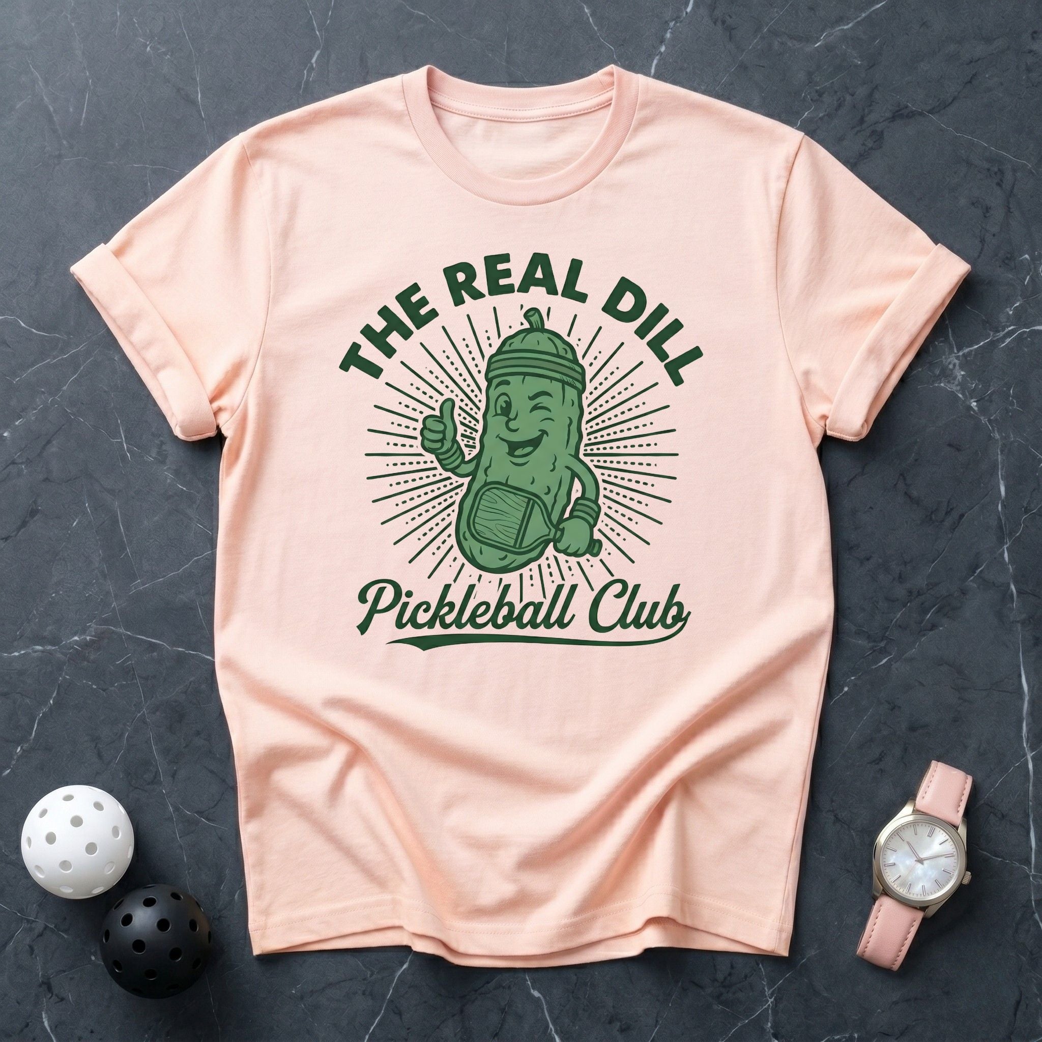 The Real Dill Pickleball Club Tee - Dink it Shop