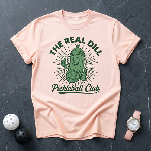 The Real Dill Pickleball Club Tee - Dink it Shop