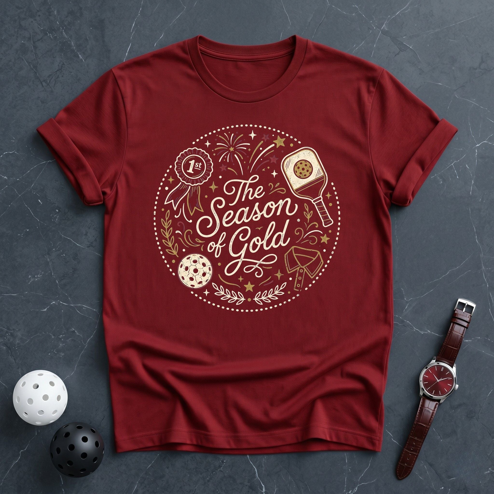 The Season of gold Tee - Dink it Shop