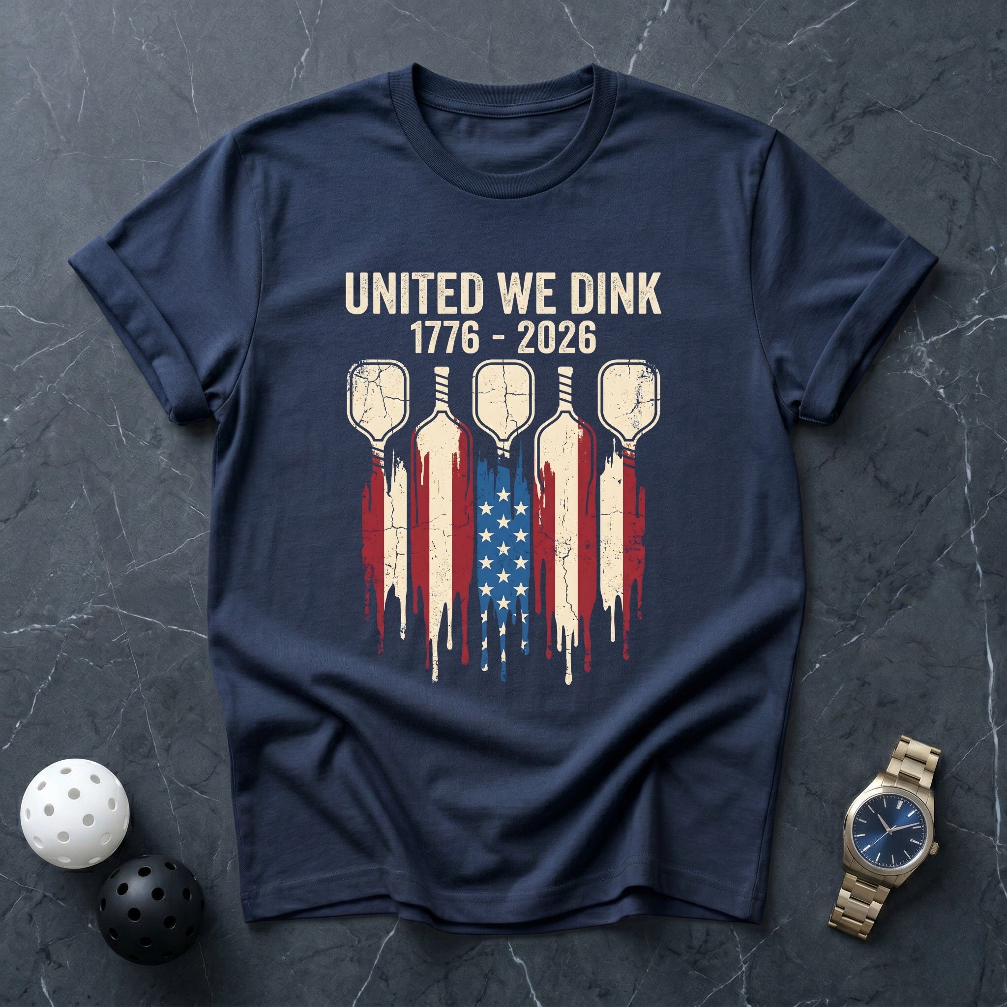 United We Dink 1776 Tee - Dink it Shop
