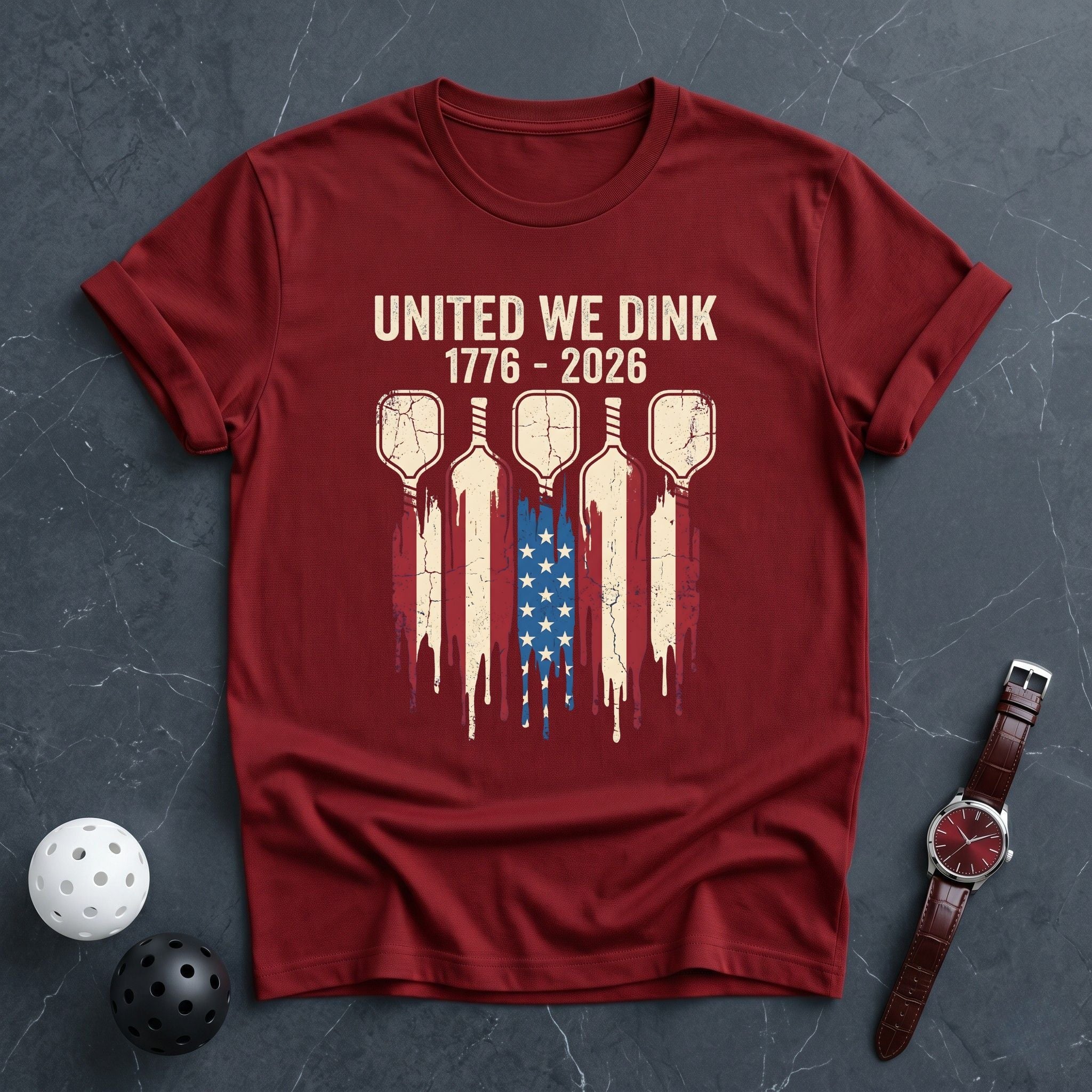 United We Dink 1776 Tee - Dink it Shop