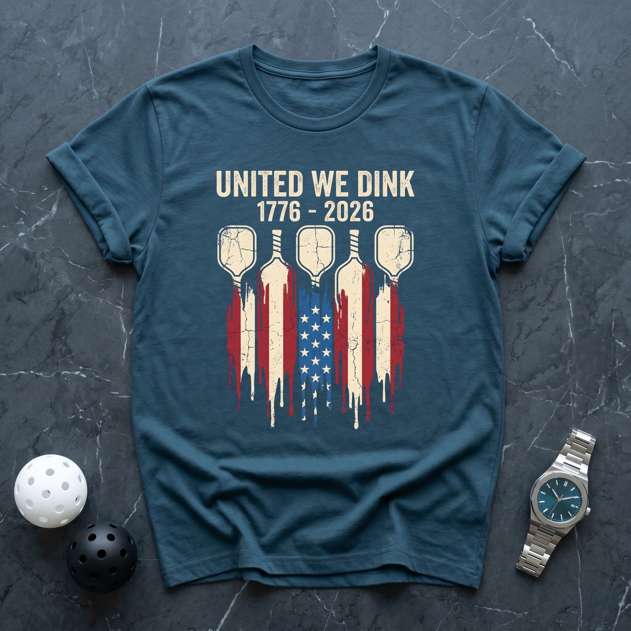 United We Dink 1776 Tee - Dink it Shop