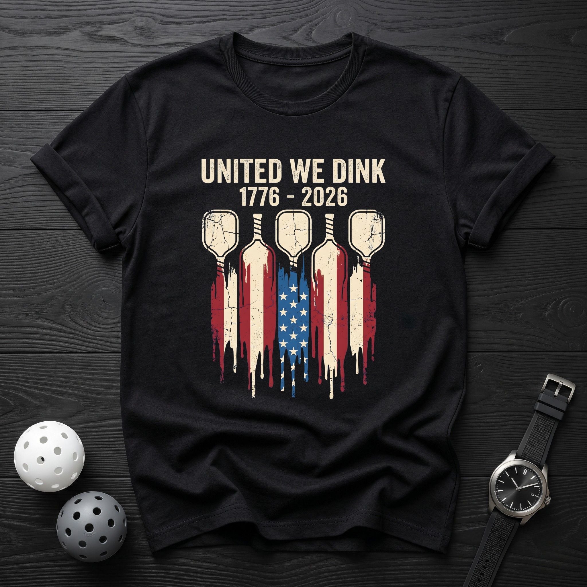 United We Dink 1776 Tee - Dink it Shop
