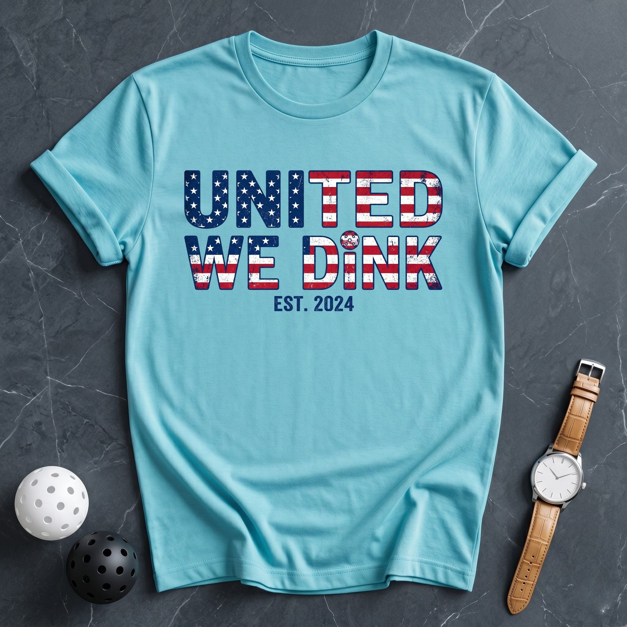 United We Dink USA Flag Tee - Dink it Shop