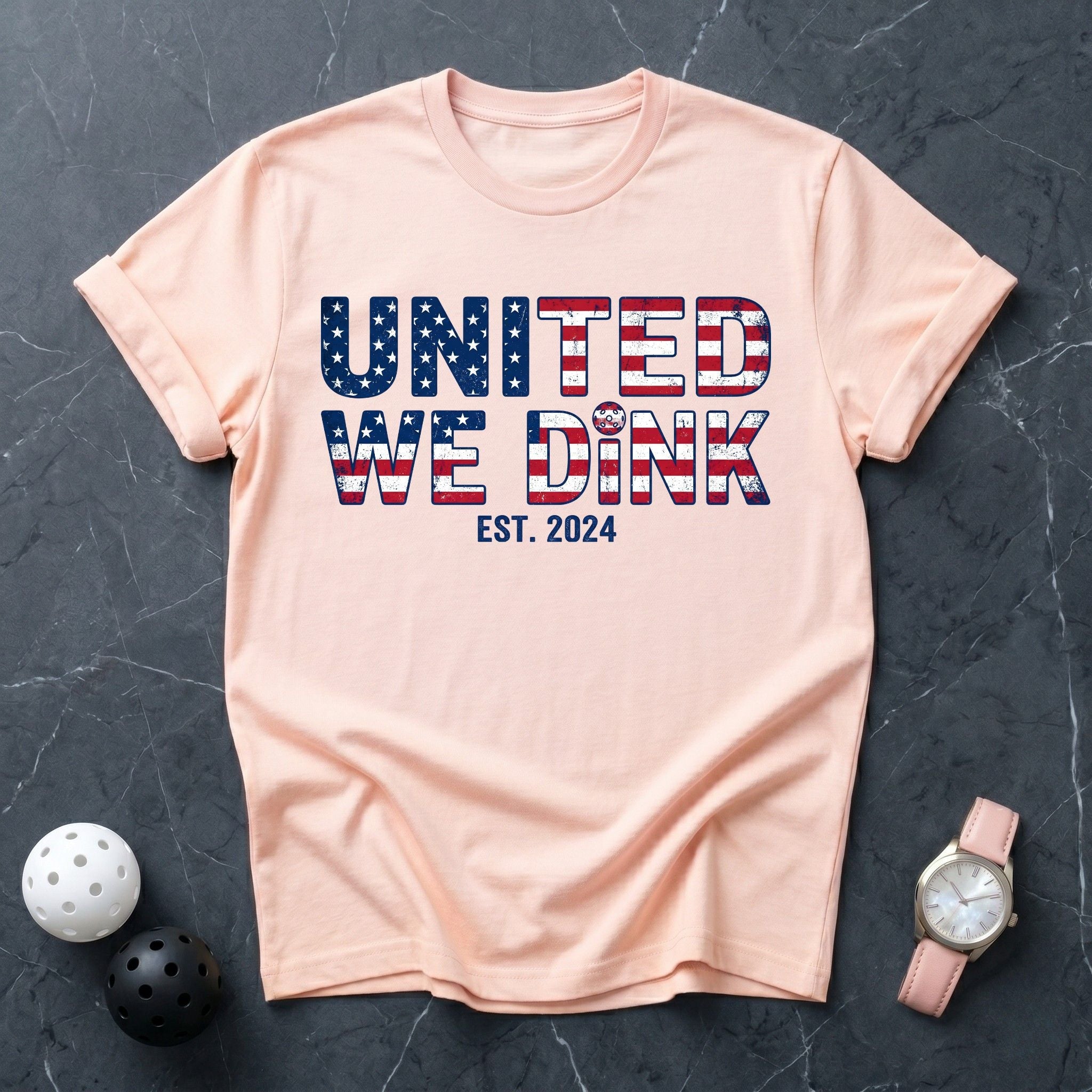 United We Dink USA Flag Tee - Dink it Shop