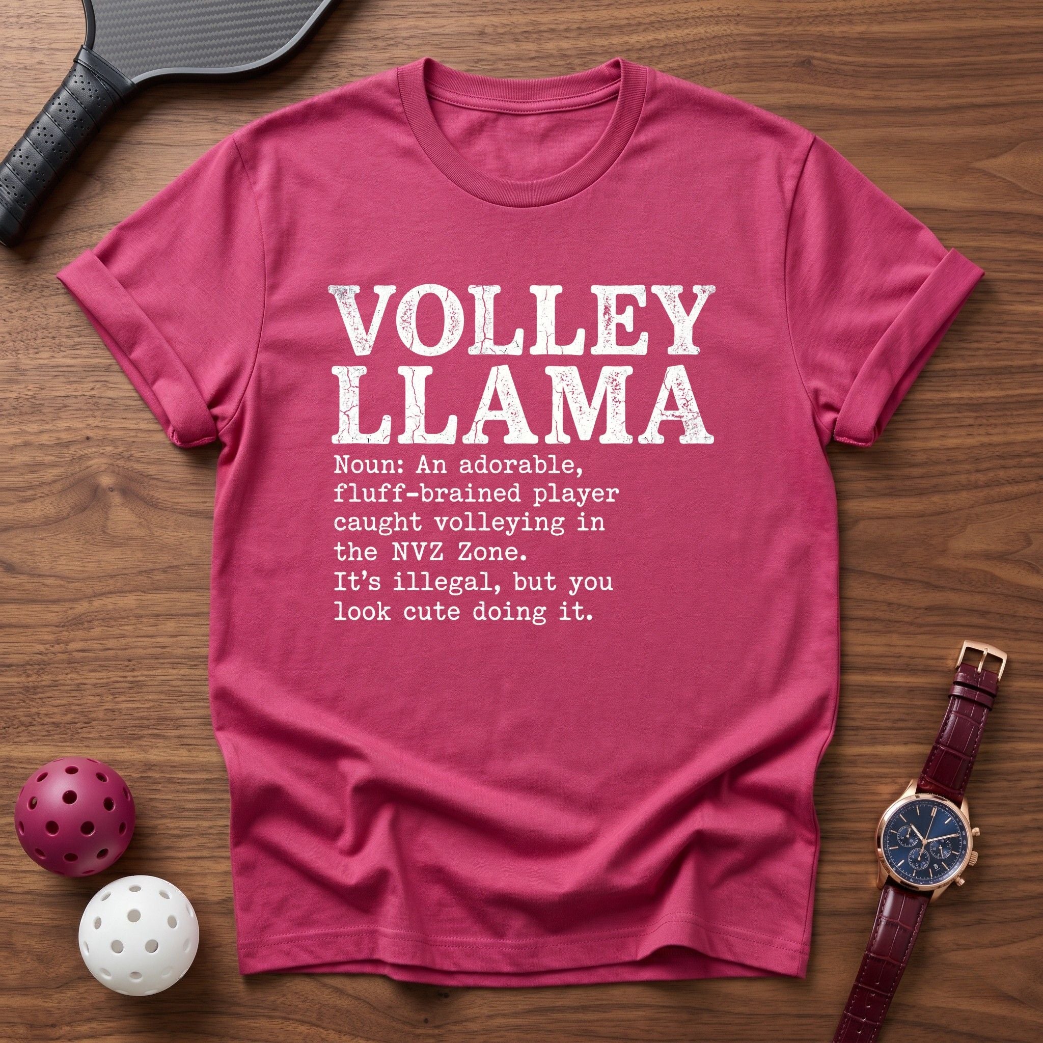 Volley Llama Noun Tee - Dink it Shop