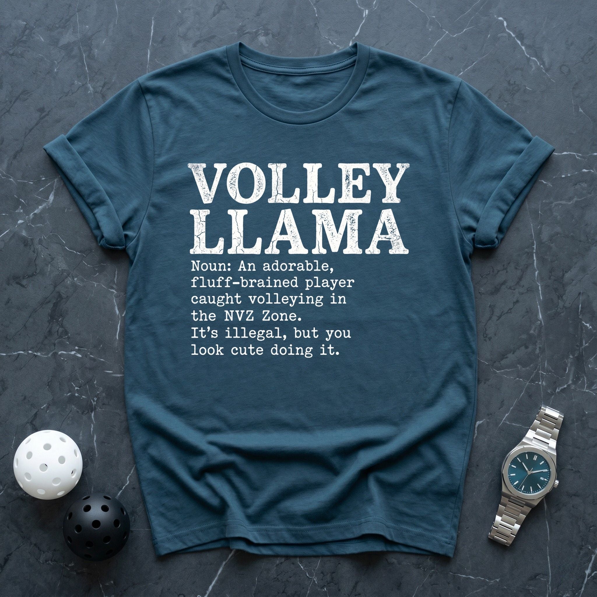 Volley Llama Noun Tee - Dink it Shop