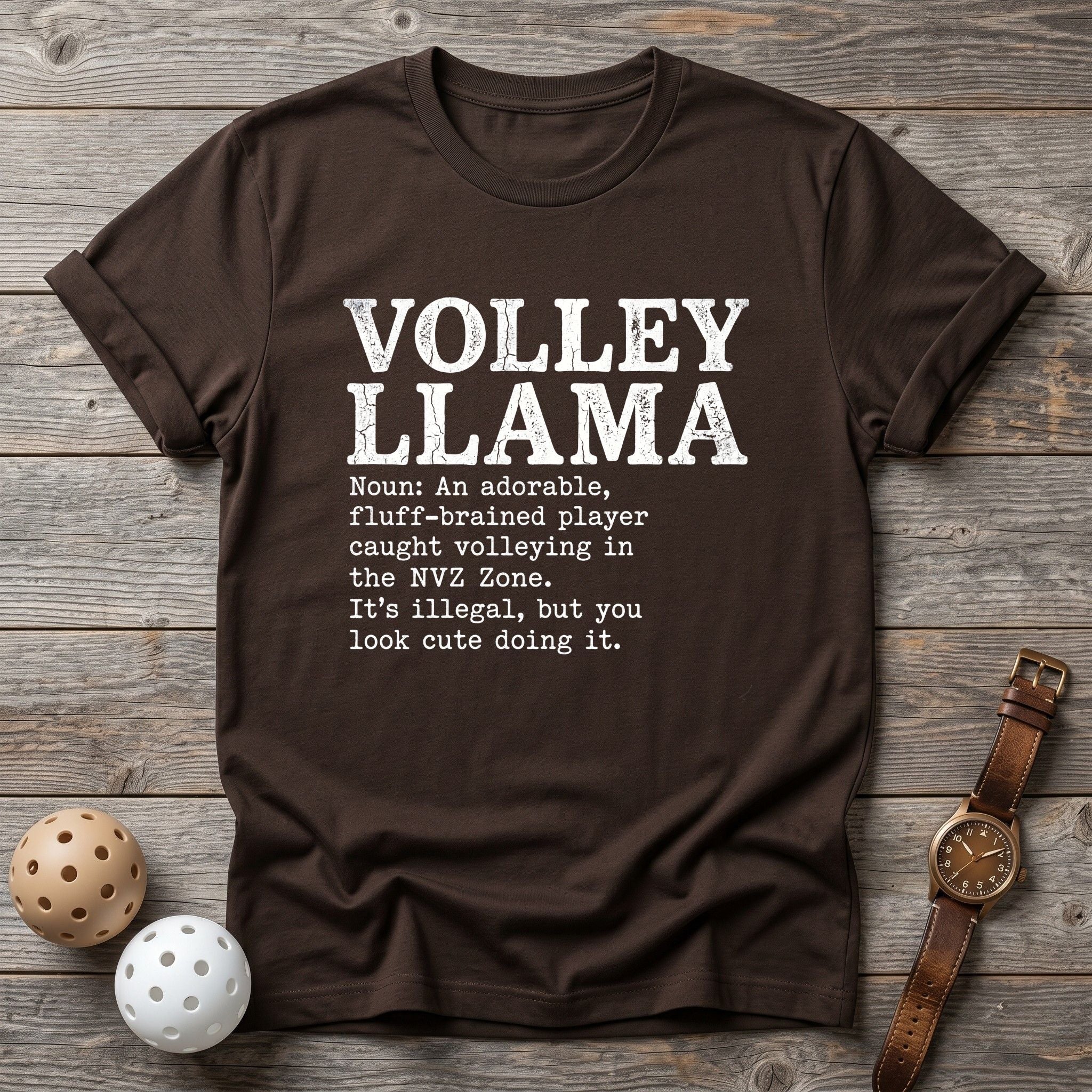 Volley Llama Noun Tee - Dink it Shop