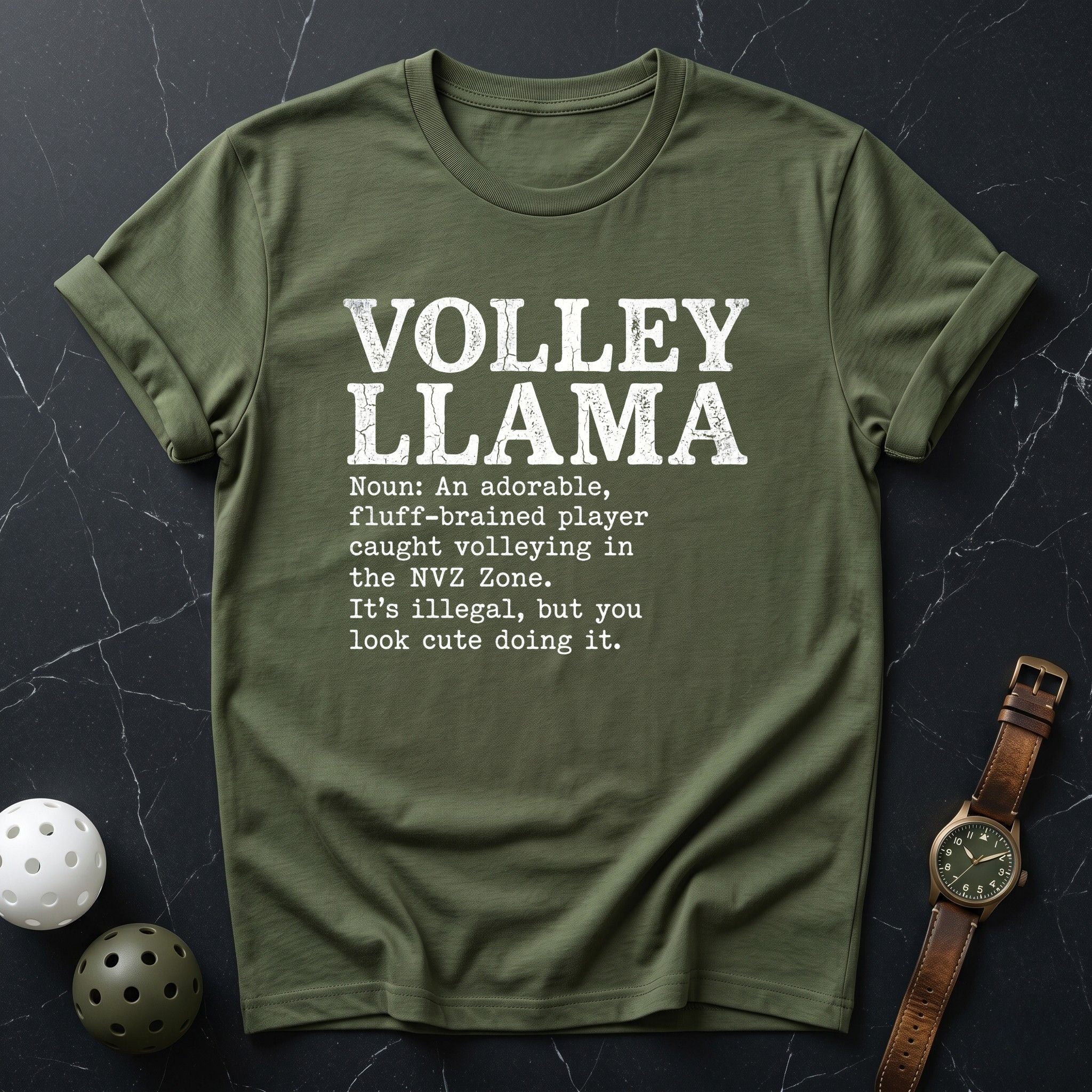 Volley Llama Noun Tee - Dink it Shop
