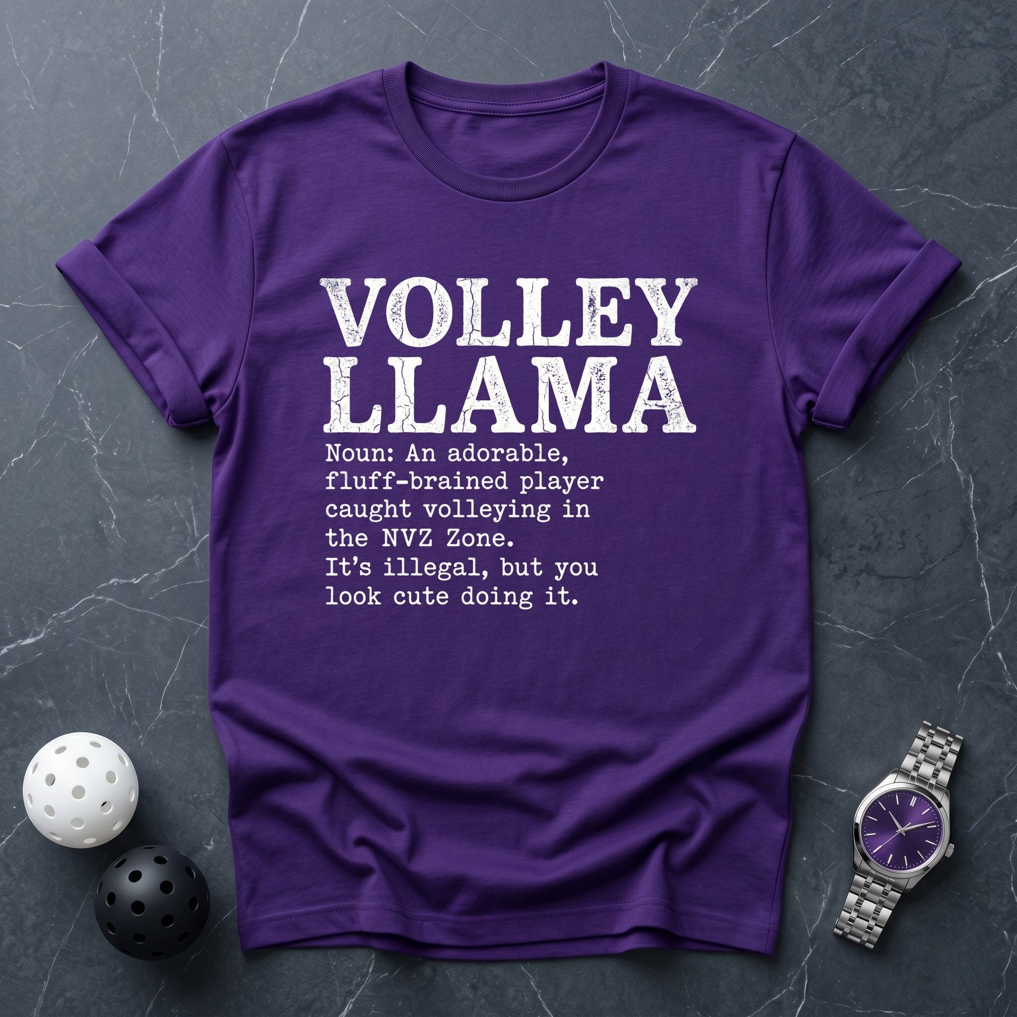 Volley Llama Noun Tee - Dink it Shop