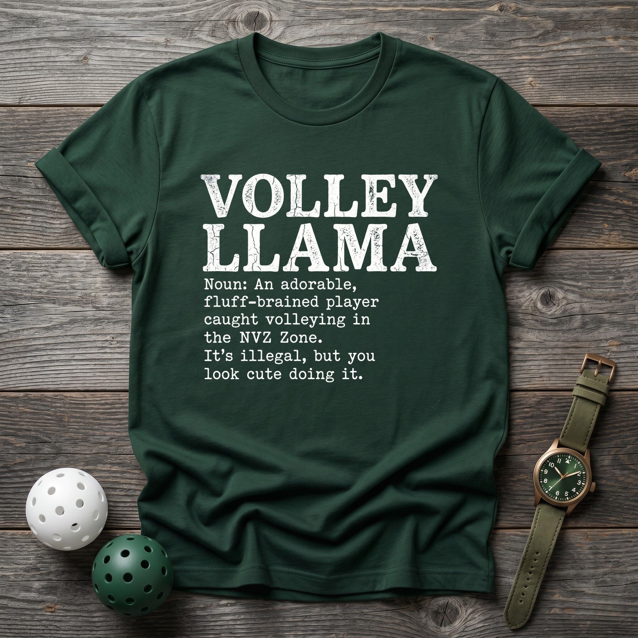 Volley Llama Noun Tee - Dink it Shop
