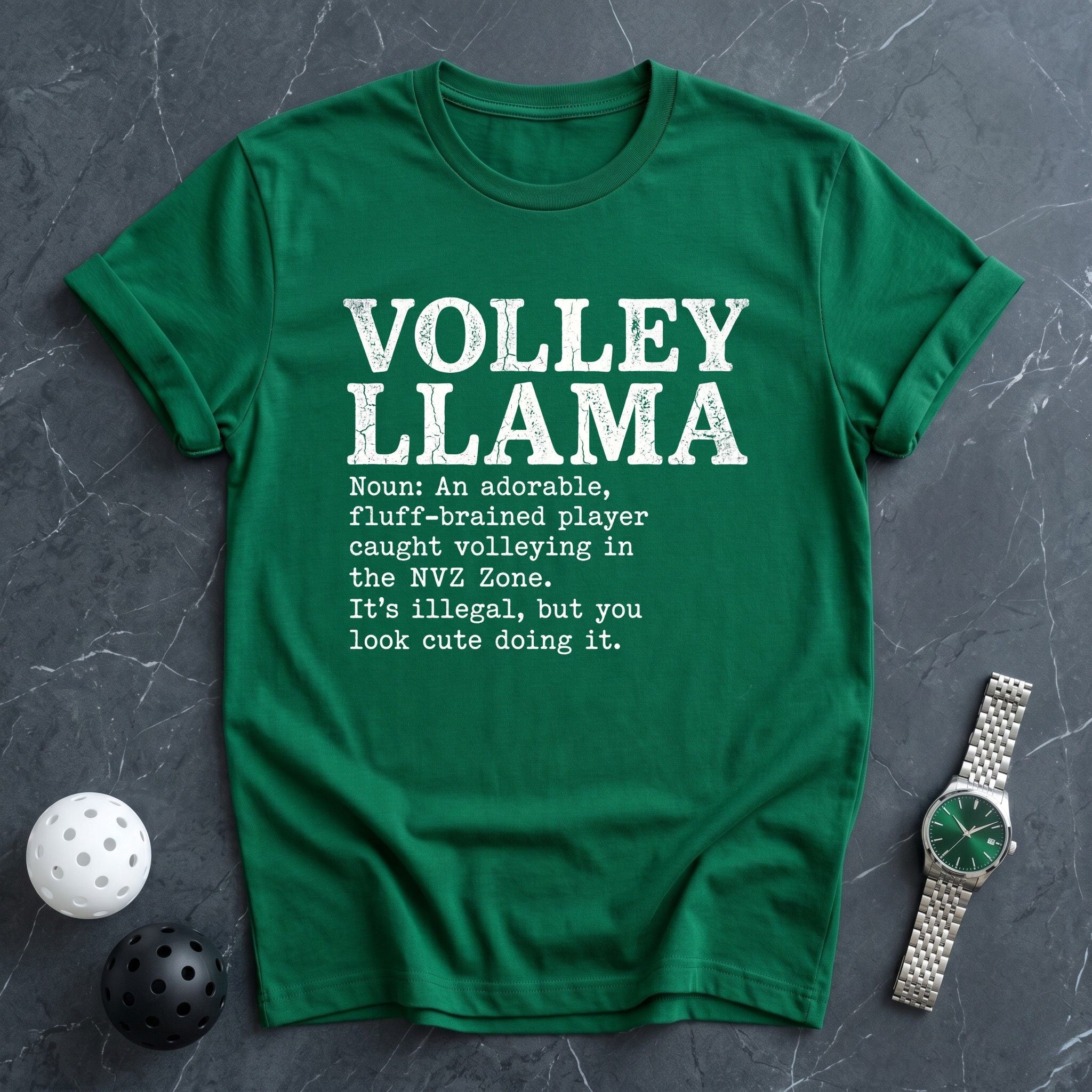 Volley Llama Noun Tee - Dink it Shop