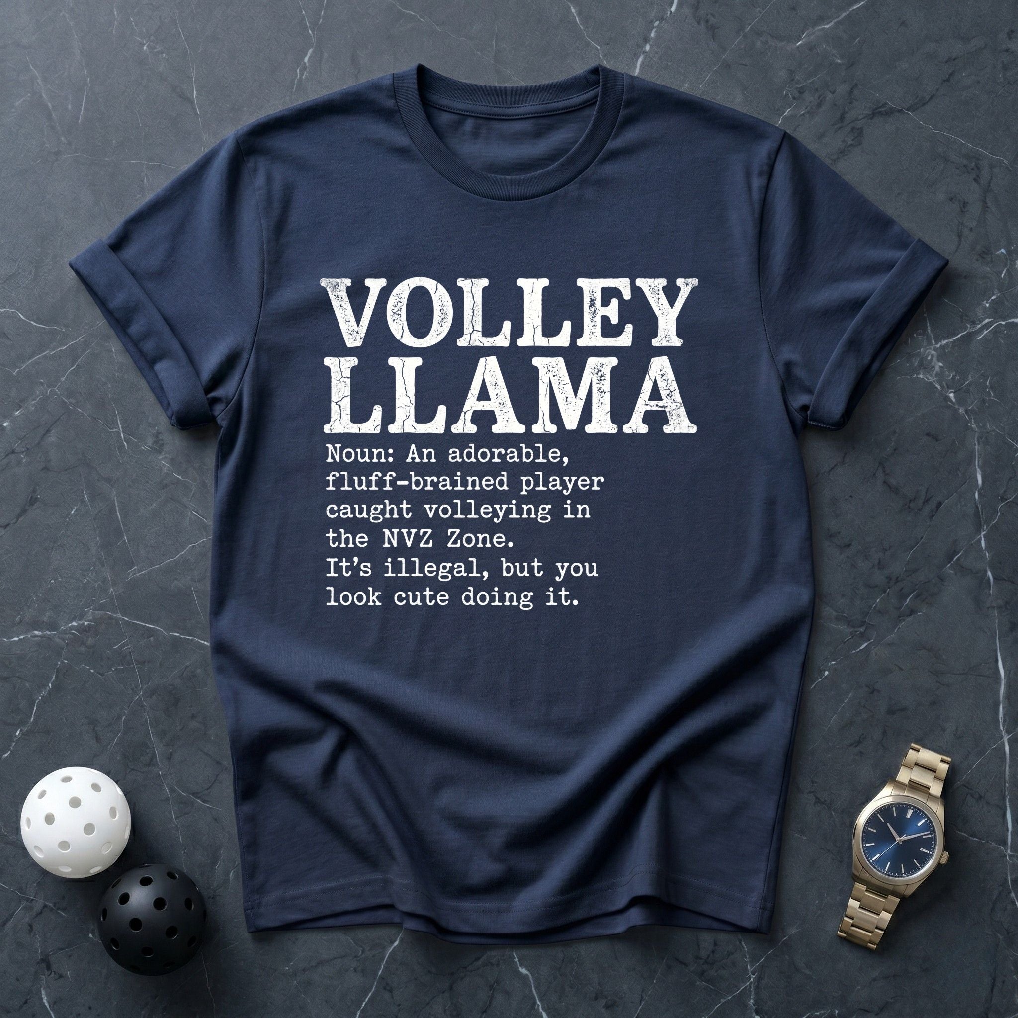 Volley Llama Noun Tee - Dink it Shop