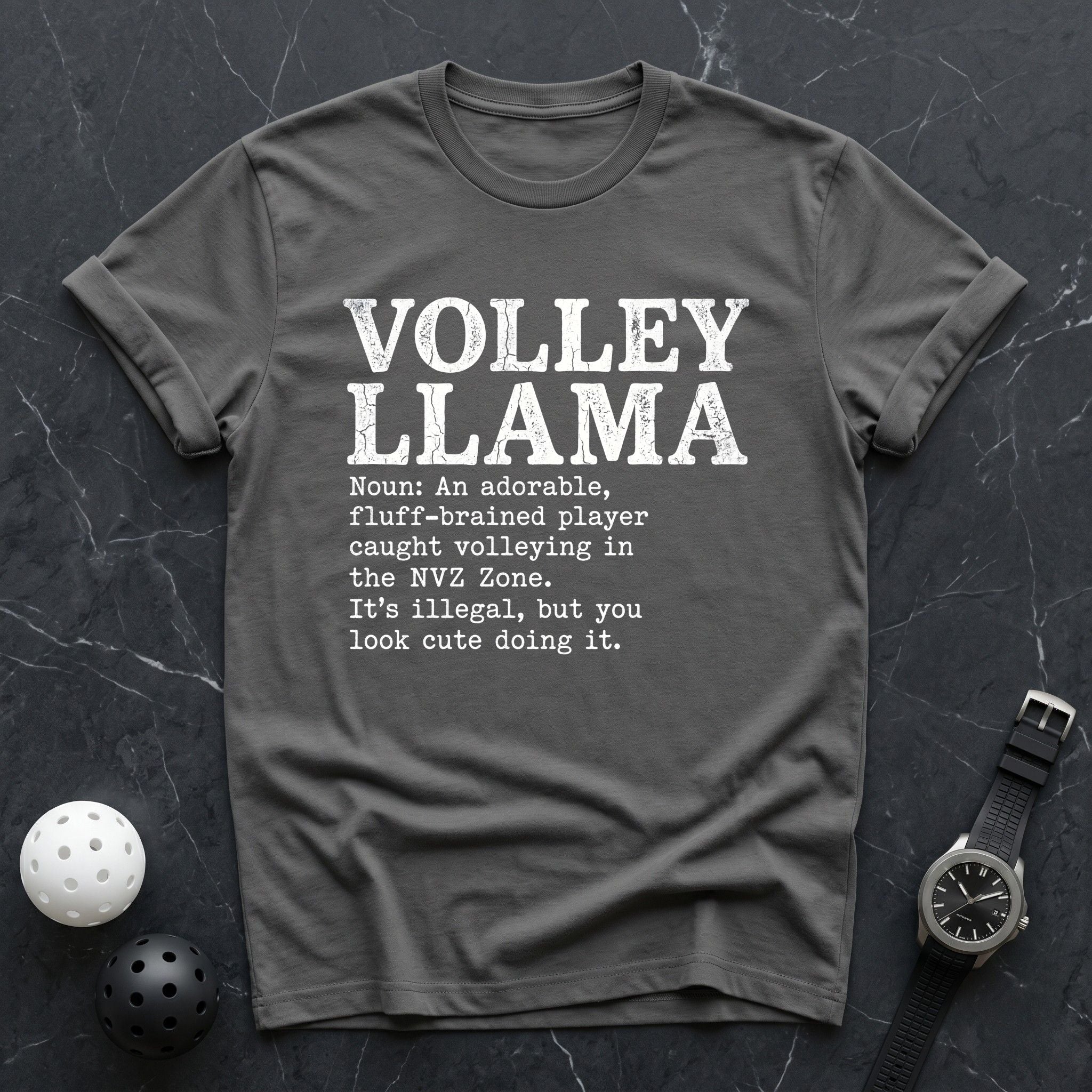 Volley Llama Noun Tee - Dink it Shop