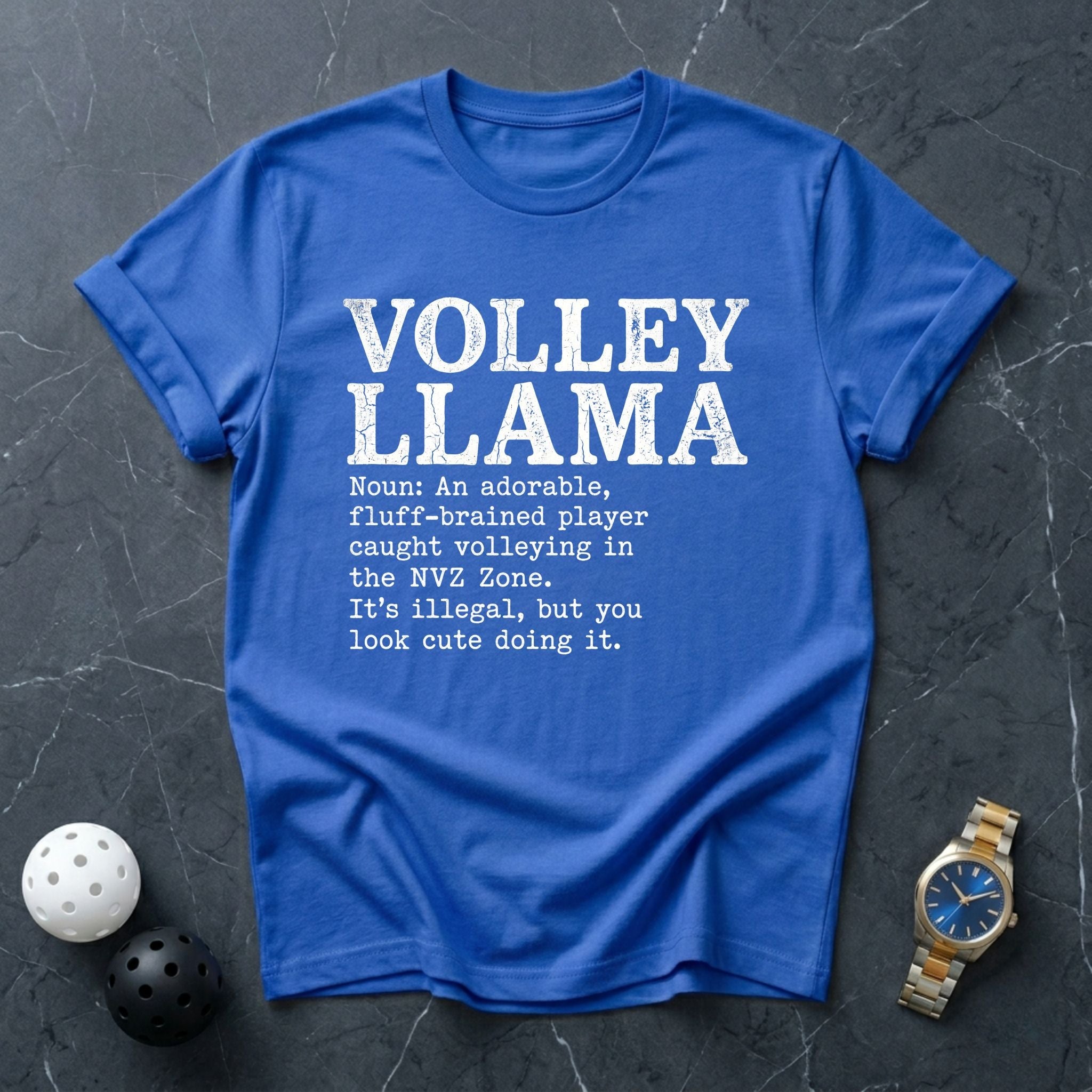 Volley Llama Noun Tee - Dink it Shop