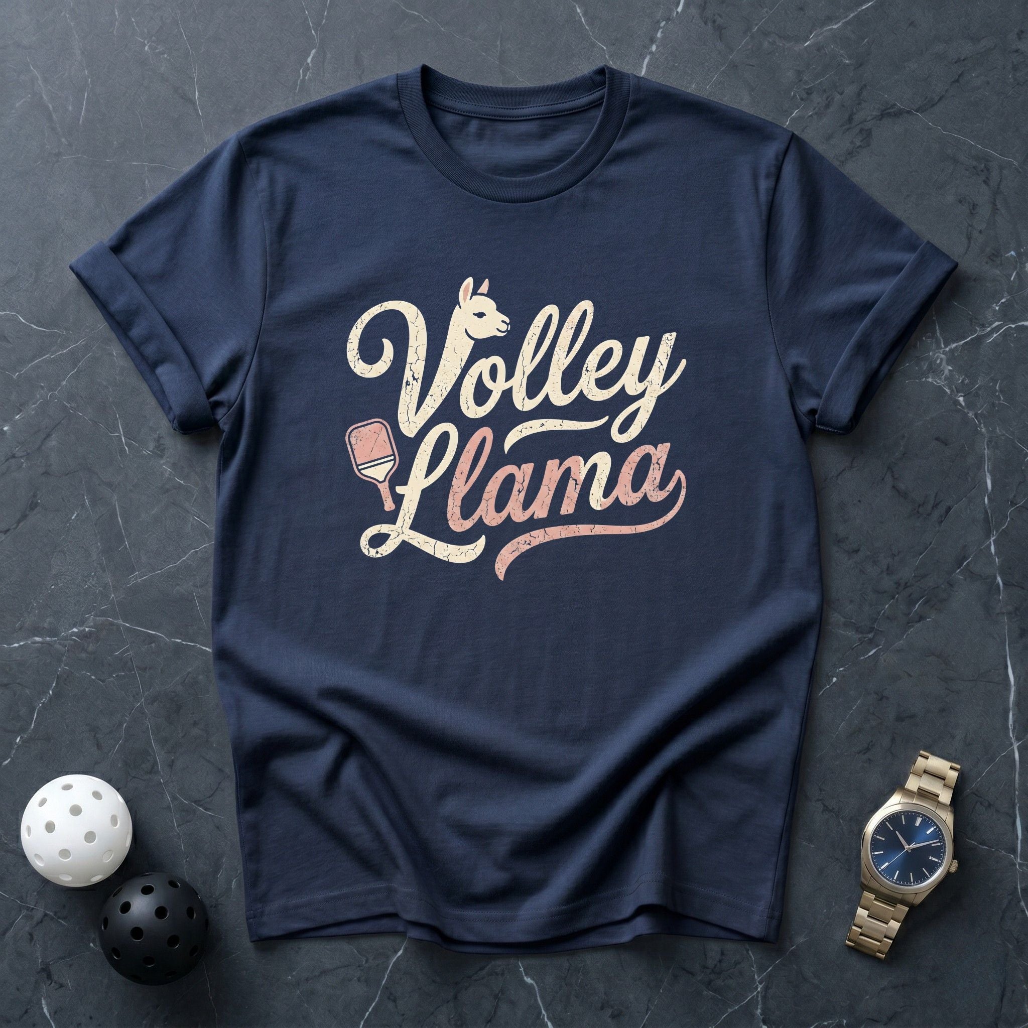 Volley Llama Paddle Tee - Dink it Shop