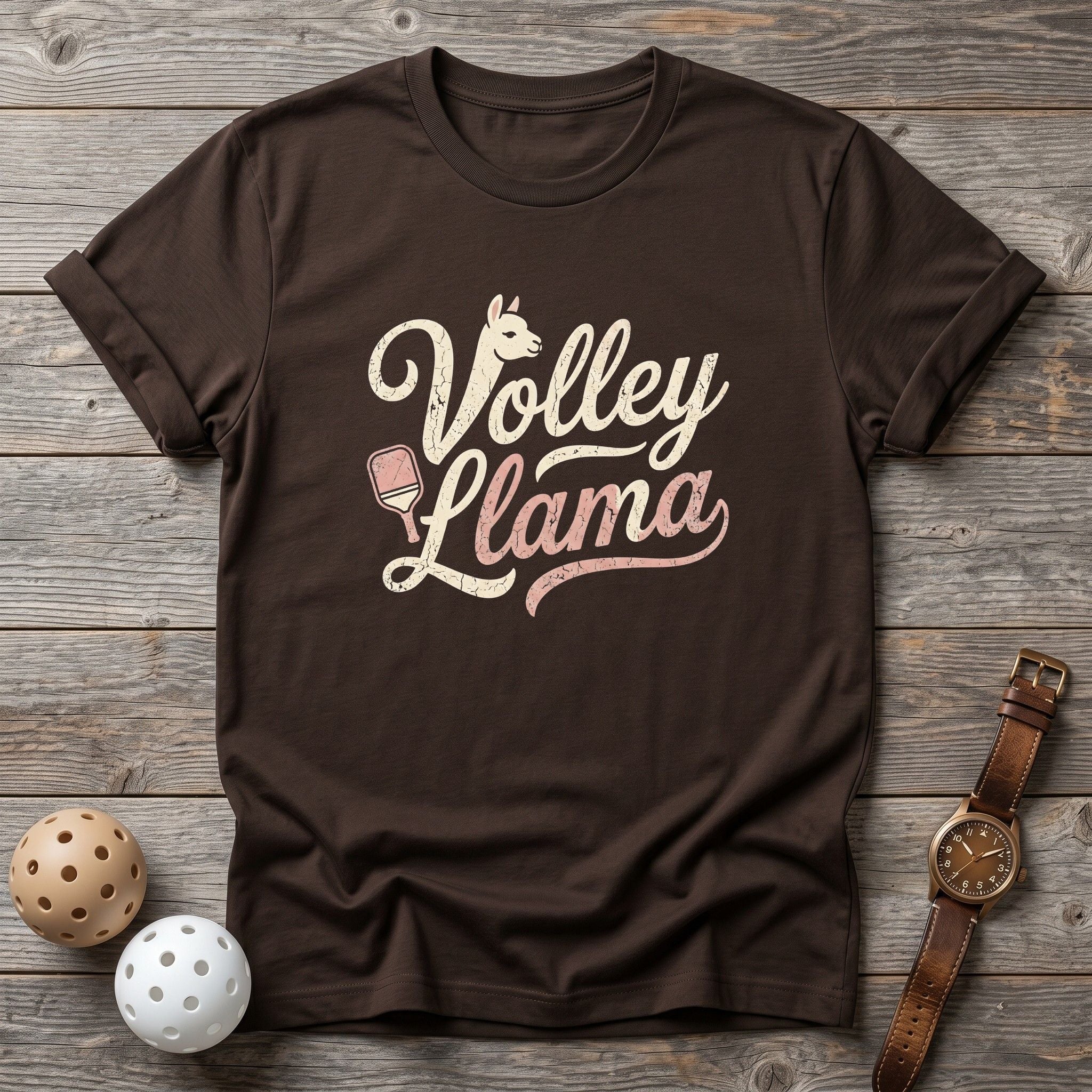 Volley Llama Paddle Tee - Dink it Shop