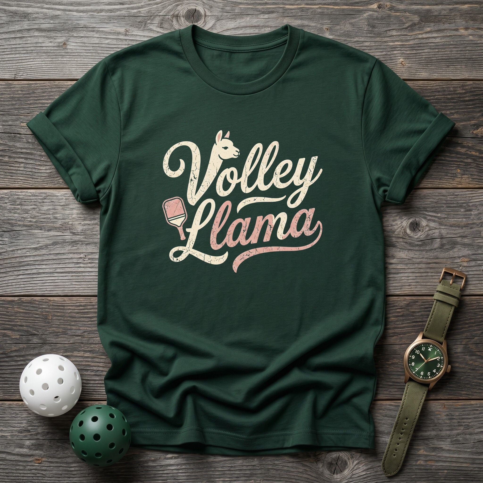 Volley Llama Paddle Tee - Dink it Shop