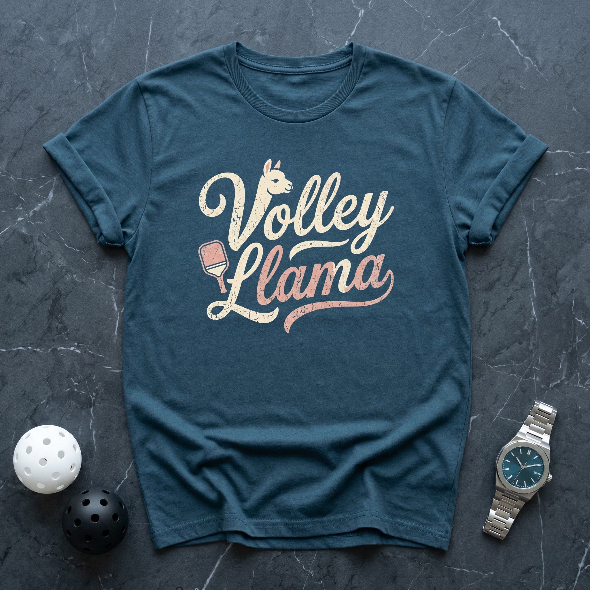 Volley Llama Paddle Tee - Dink it Shop
