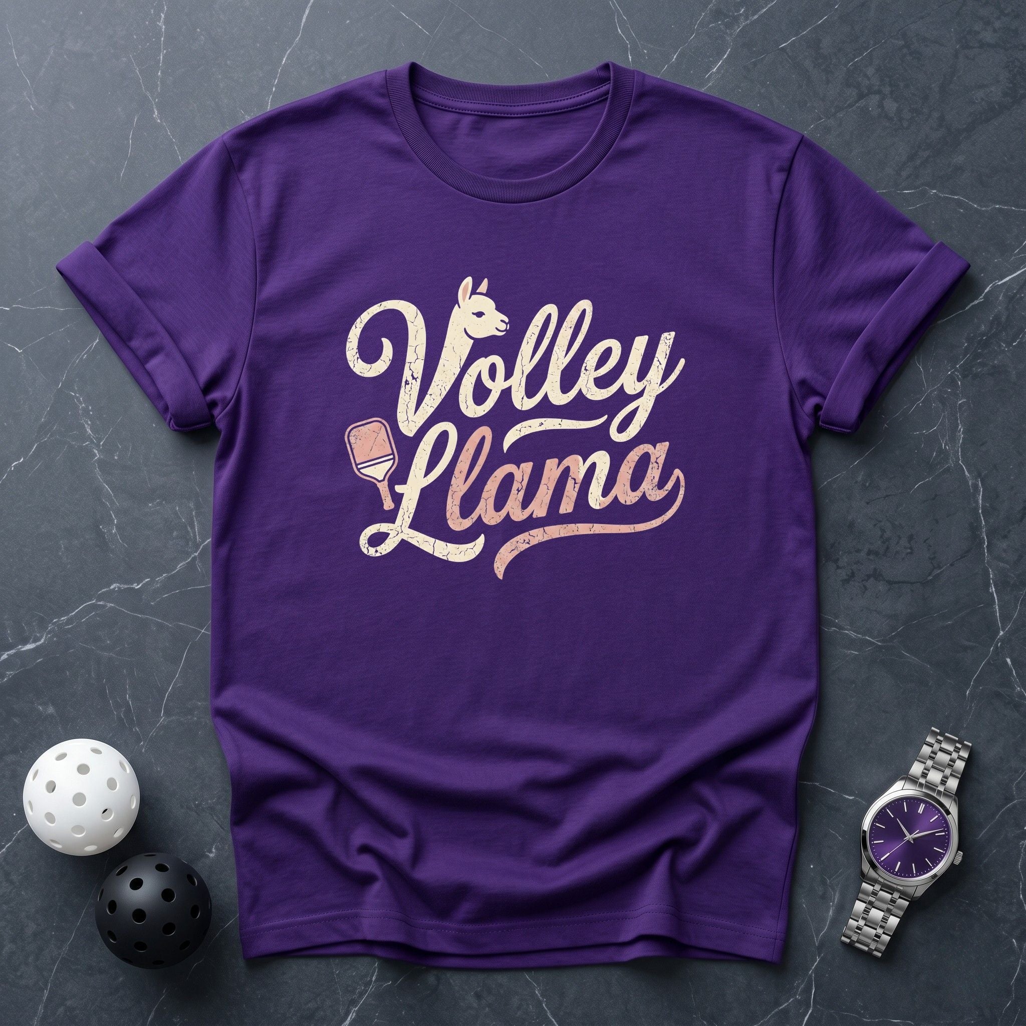 Volley Llama Paddle Tee - Dink it Shop