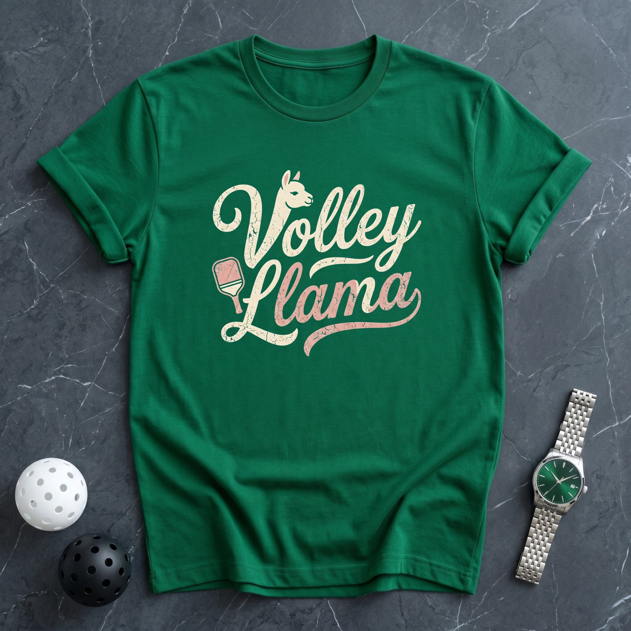 Volley Llama Paddle Tee - Dink it Shop
