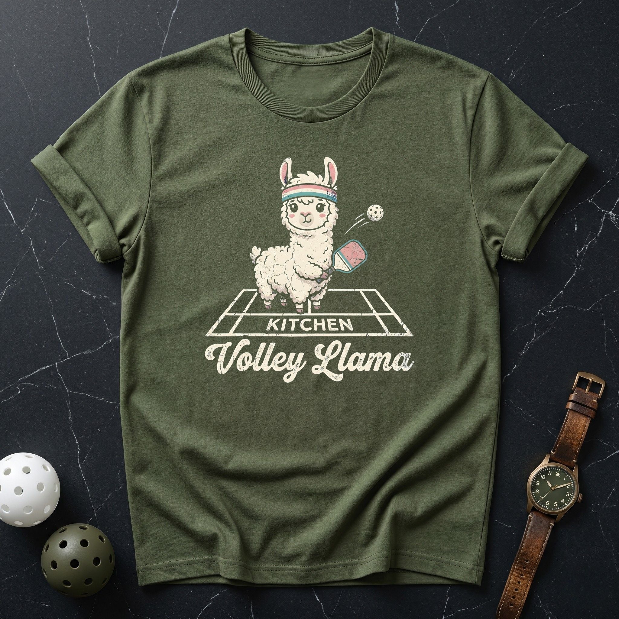 Volley Llama The Kitchen Tee - Dink it Shop
