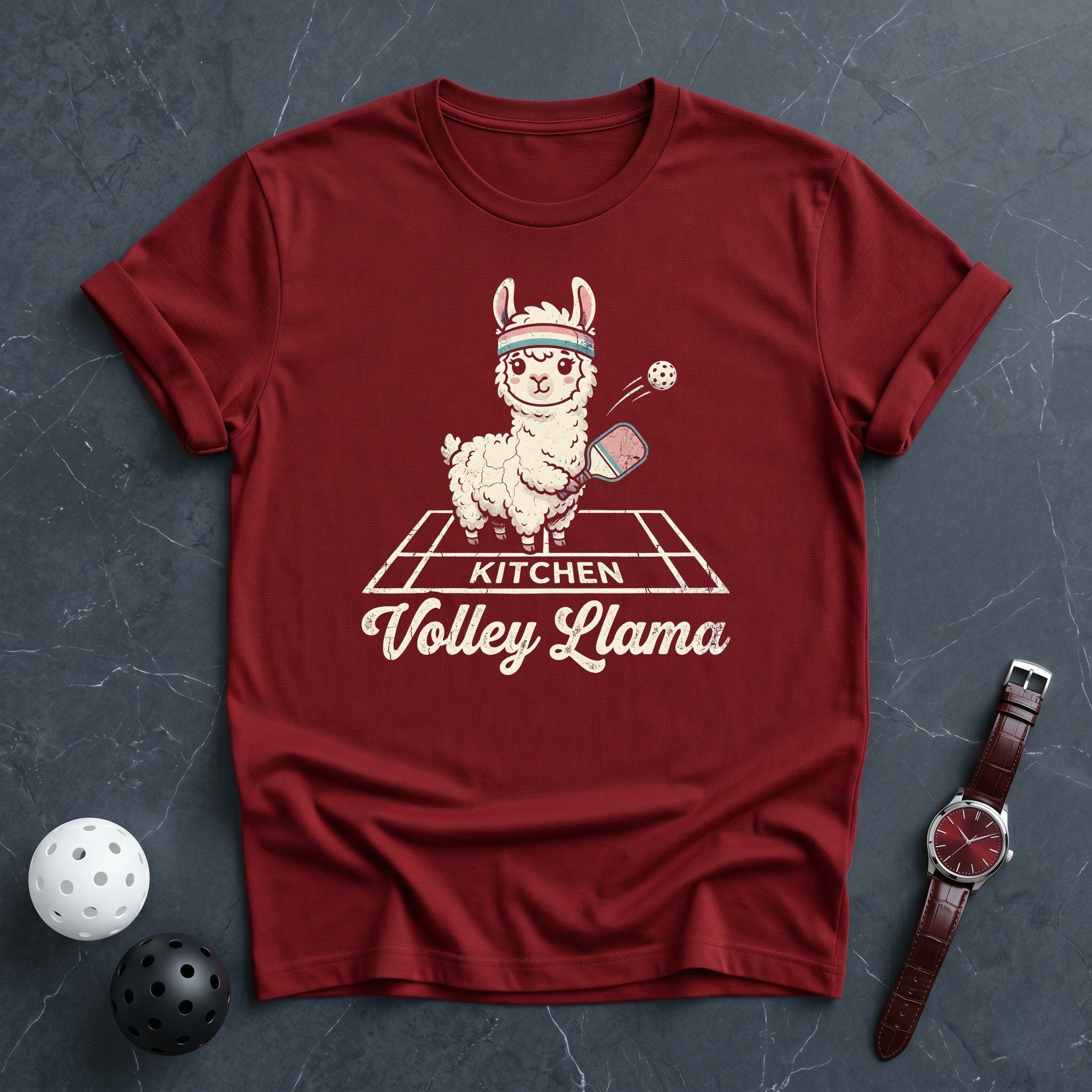 Volley Llama The Kitchen Tee - Dink it Shop